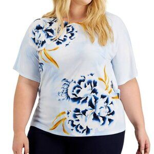 JM COLLECTION Plus Size 4X Garden Top NWT